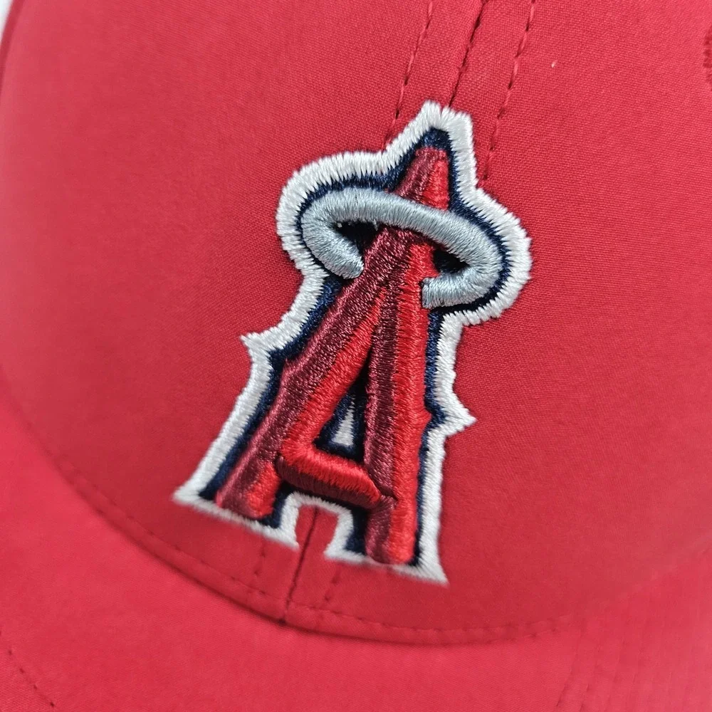 Team MLB OC Sports‎ Hat Youth Red Los Angeles Angels Adjustable Baseball Cap Fan
